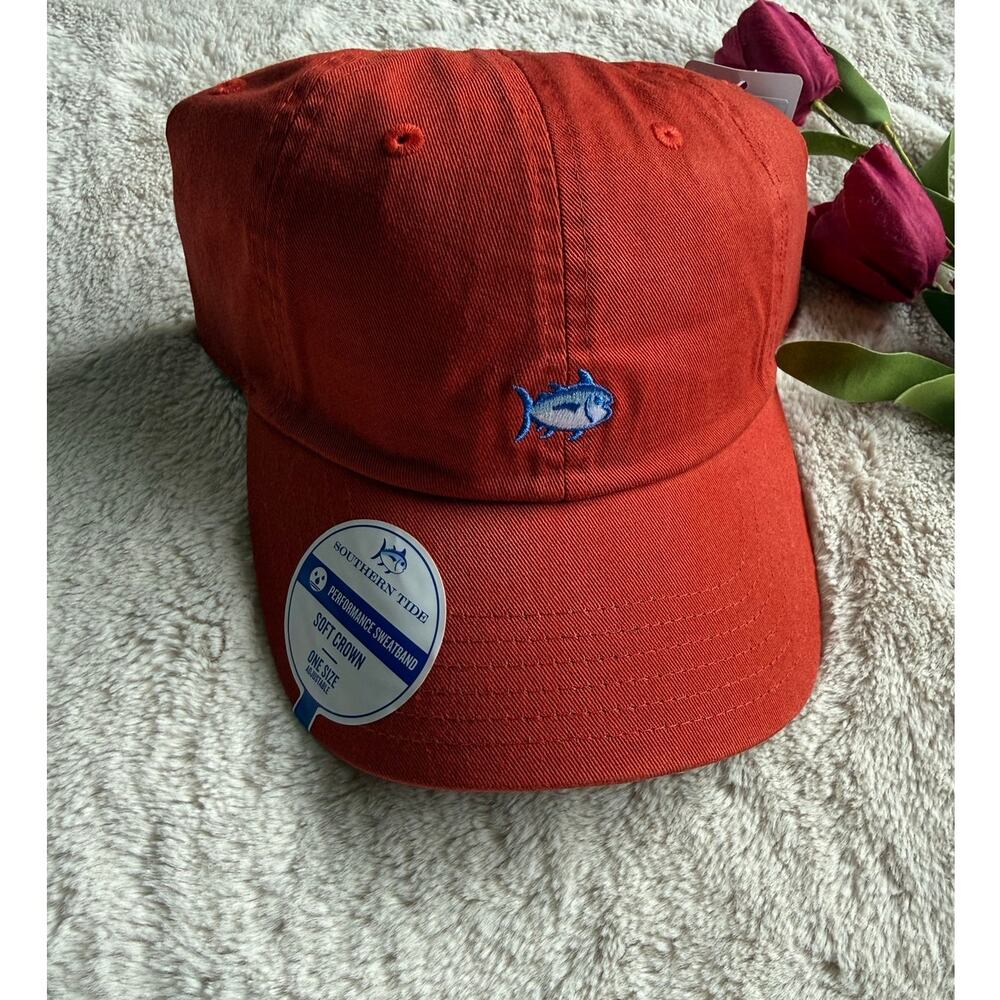 Southern Tide Orange Baseball Cap NWT